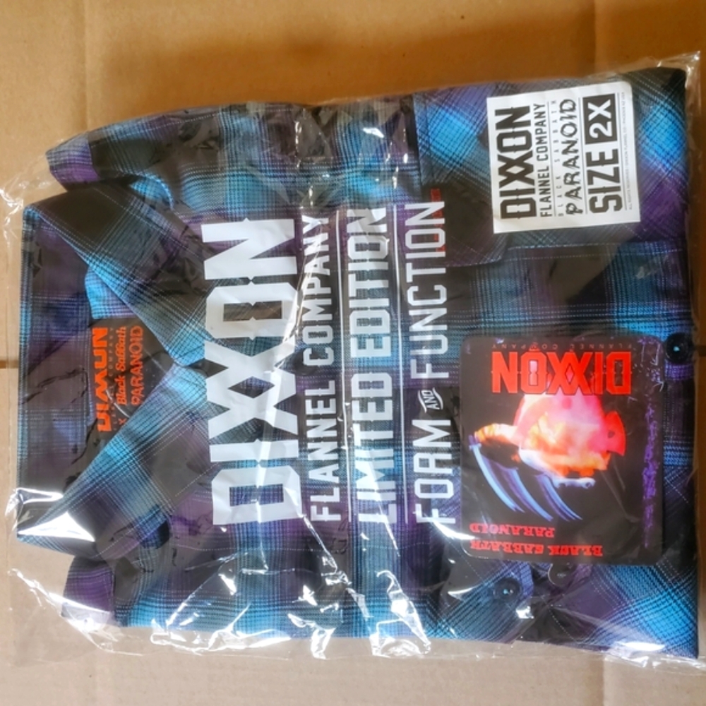 DIXXON Black Sabbath Paranoid Flannel